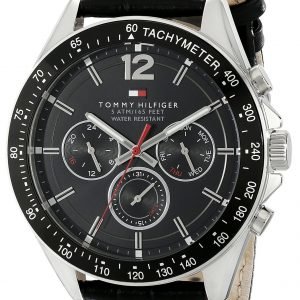 Tommy Hilfiger Luke 1791117 Kello Musta / Nahka