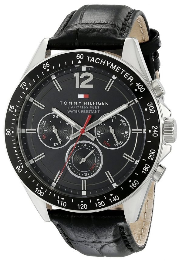 Tommy Hilfiger Luke 1791117 Kello Musta / Nahka