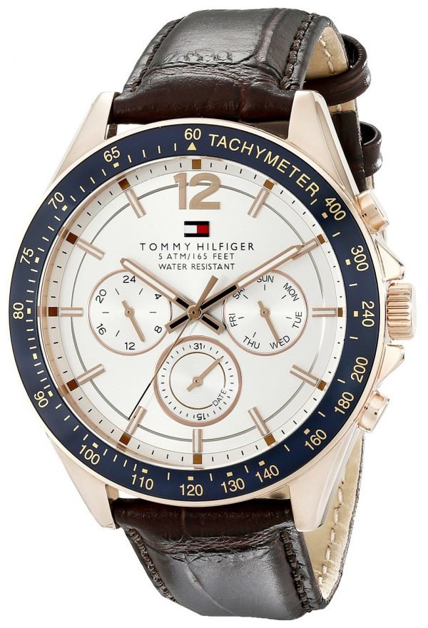 Tommy Hilfiger Luke 1791118 Kello Valkoinen / Nahka