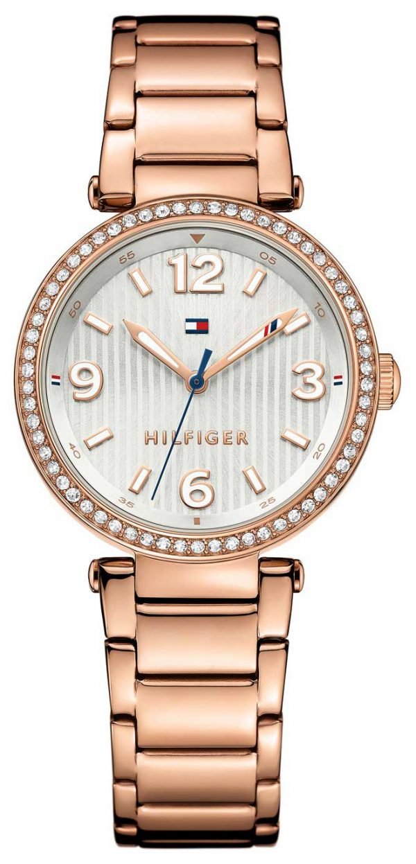 Tommy Hilfiger Lynn 1781590 Kello Hopea / Punakultasävyinen