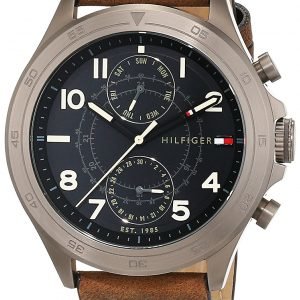 Tommy Hilfiger Sport 1791343 Kello Musta / Nahka