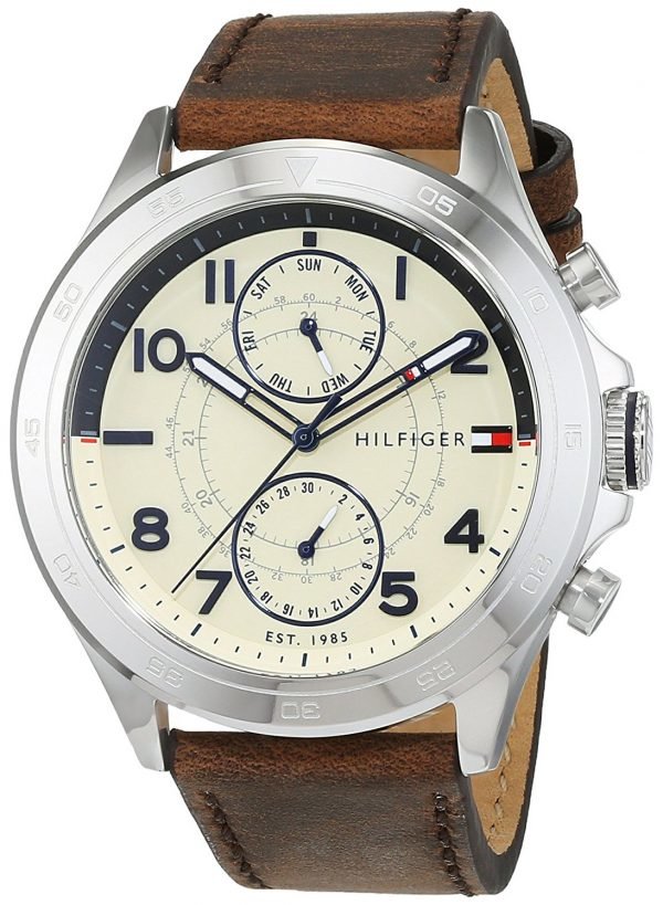 Tommy Hilfiger Sport 1791344 Kello Samppanja / Nahka