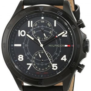 Tommy Hilfiger Sport 1791345 Kello Musta / Nahka