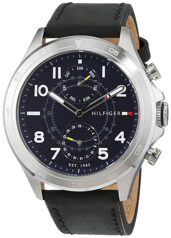 Tommy Hilfiger Sport 1791346 Kello Musta / Nahka