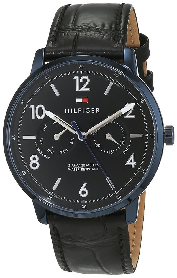 Tommy Hilfiger Sport 1791359 Kello Musta / Nahka