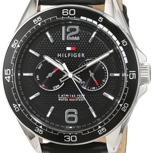 Tommy Hilfiger Sport 1791369 Kello Musta / Nahka