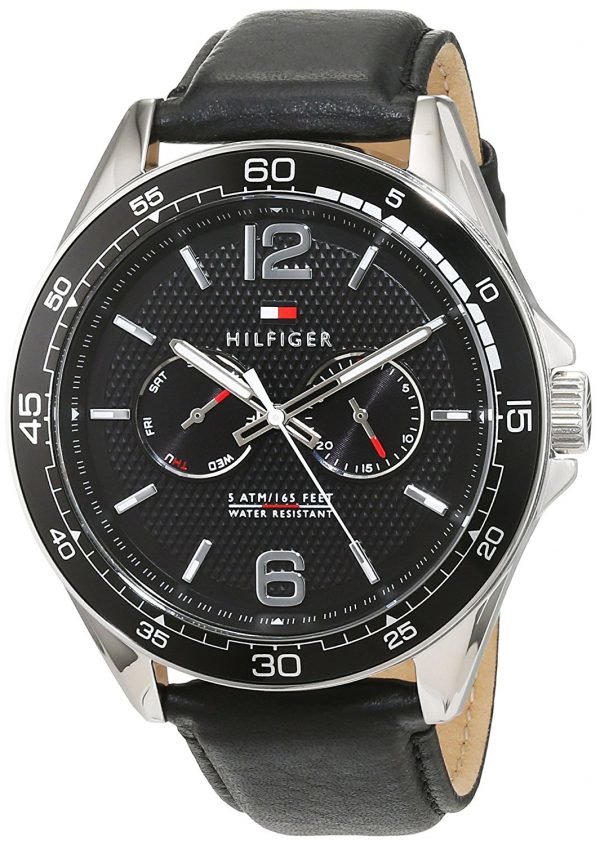 Tommy Hilfiger Sport 1791369 Kello Musta / Nahka