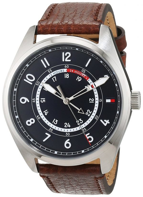 Tommy Hilfiger Sport 1791371 Kello Musta / Nahka