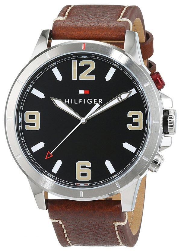 Tommy Hilfiger Th 24/7 1791296 Kello Musta / Nahka