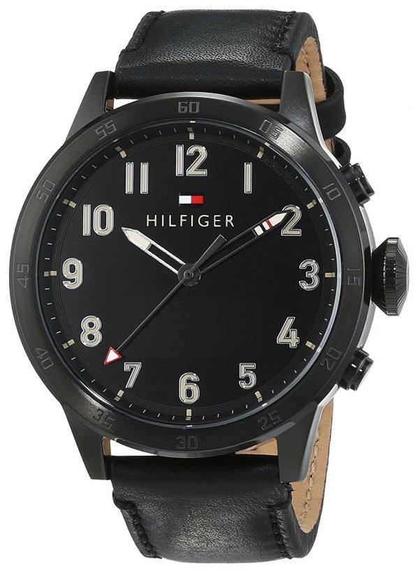 Tommy Hilfiger Th 24/7 1791301 Kello Musta / Nahka