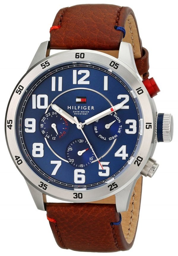 Tommy Hilfiger Trent 1791066 Kello Sininen / Nahka