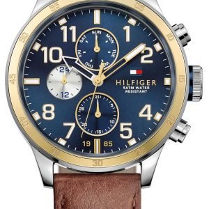 Tommy Hilfiger Trent 1791137 Kello Sininen / Nahka