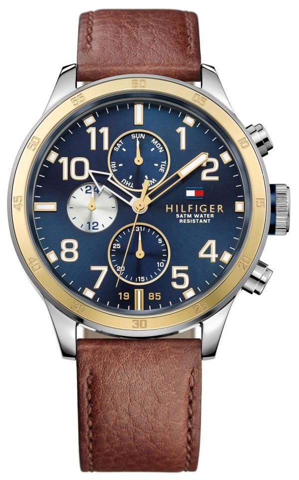 Tommy Hilfiger Trent 1791137 Kello Sininen / Nahka