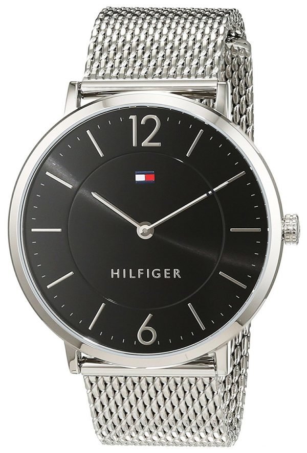 Tommy Hilfiger Ultra Slim 1710355 Kello Musta / Teräs