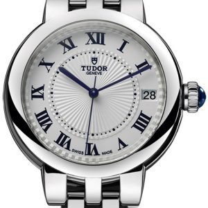 Tudor Clair De Rose 35800-0002 Kello Valkoinen / Tekstiili