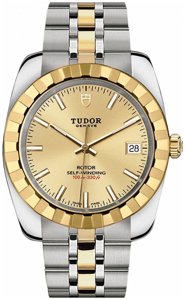 Tudor Classic Date 21013-0002 Kello Kullattu / 18k Keltakultaa