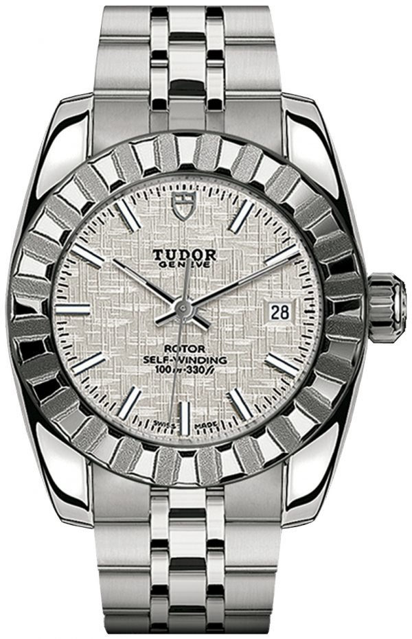 Tudor Classic Date 22010-0011 Kello Hopea / Teräs