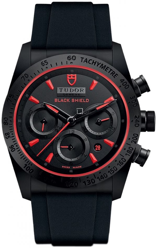 Tudor Fastrider Black Shield 42000cr-0001 Kello Musta / Kumi