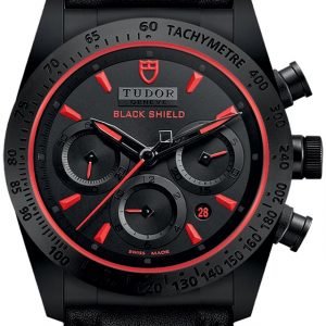 Tudor Fastrider Black Shield 42000cr-0002 Kello Musta / Nahka