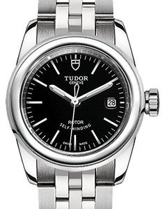 Tudor Glamour Date 51000-0009 Kello Musta / Teräs