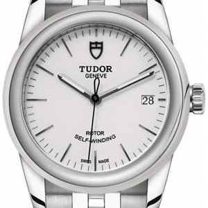 Tudor Glamour Date 55000-0001 Kello Valkoinen / Teräs