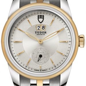 Tudor Glamour Double Date 57003-0006 Kello Hopea / 18k