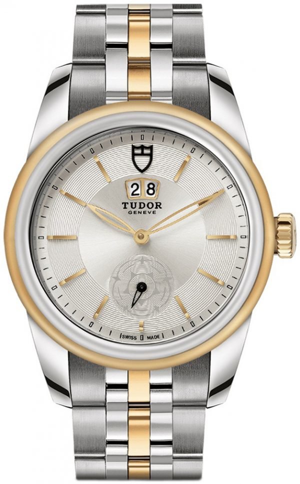 Tudor Glamour Double Date 57003-0006 Kello Hopea / 18k