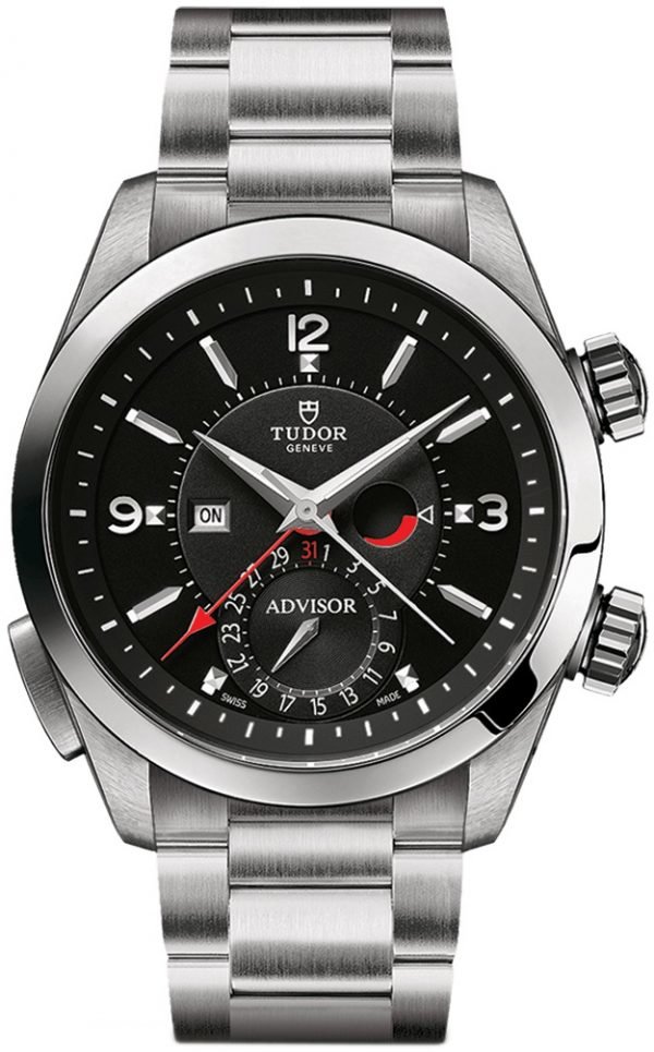 Tudor Heritage Advisor 79620tn-0001 Kello Musta / Teräs