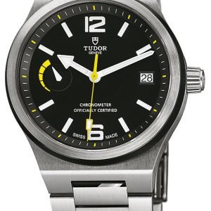 Tudor North Flag 91210n-0001 Kello Musta / Teräs