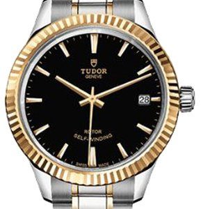 Tudor Style 12313-0005 Kello Musta / 18k Keltakultaa