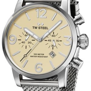 Tw Steel Maverick Mb3 Kello Beige / Teräs