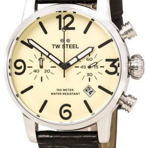 Tw Steel Maverick Ms23 Kello Beige / Nahka