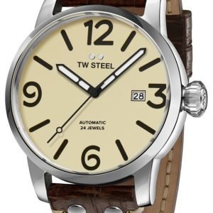 Tw Steel Maverick Ms25 Kello Beige / Nahka