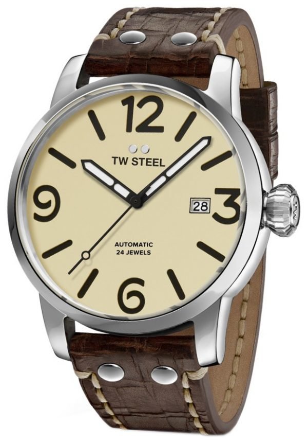 Tw Steel Maverick Ms25 Kello Beige / Nahka