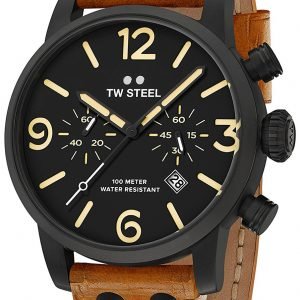 Tw Steel Maverick Ms34 Kello Musta / Nahka