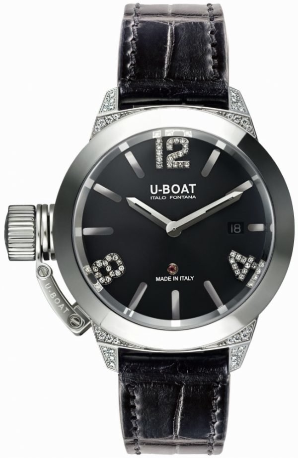 U-Boat Classico 6950 Kello Musta / Nahka