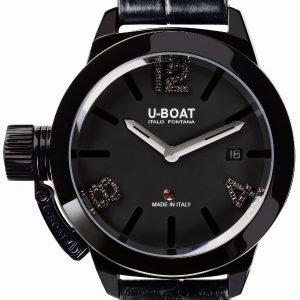 U-Boat Classico 6951 Kello Musta / Nahka