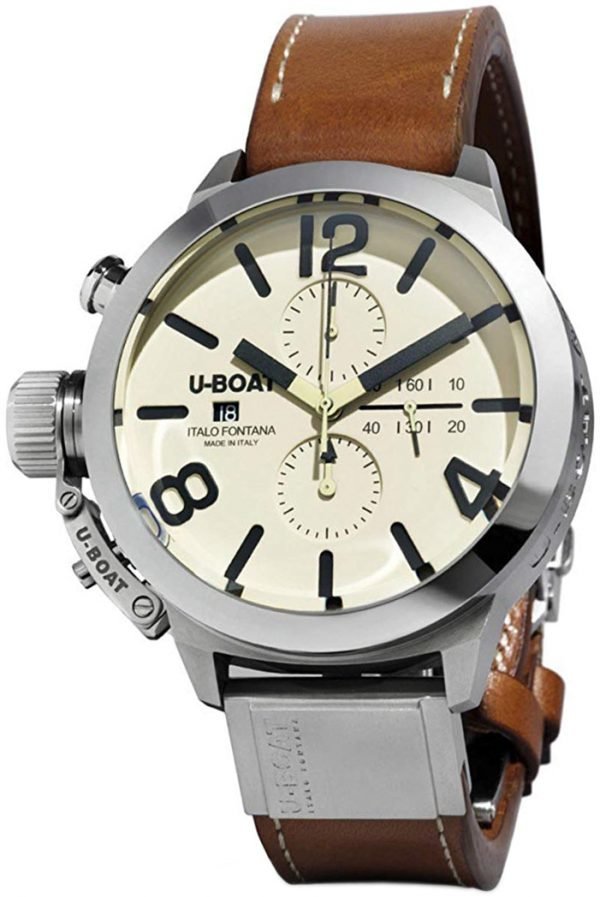 U-Boat Classico 7431/A Kello Beige / Nahka