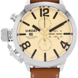 U-Boat Classico 7433/A Kello Beige / Nahka