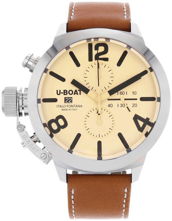 U-Boat Classico 7433/A Kello Beige / Nahka