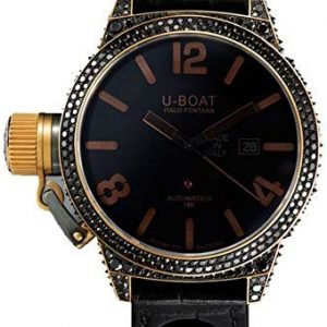 U-Boat Classico 8000 Kello Musta / Nahka