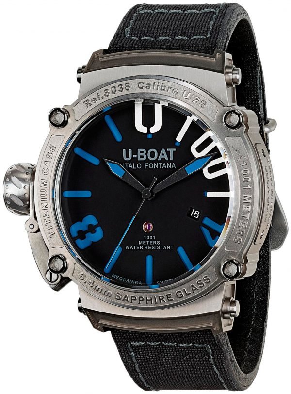 U-Boat Classico 8038 Kello Musta / Kumi