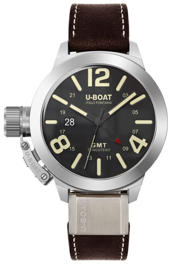 U-Boat Classico 8050 Kello Musta / Nahka