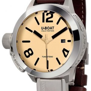 U-Boat Classico 8093 Kello Beige / Nahka