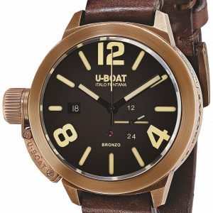 U-Boat Classico 8103 Kello Ruskea / Nahka