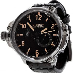 U-Boat Classico 8189 Kello Musta / Nahka