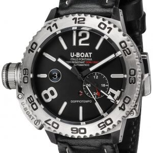 U-Boat Classico 9099 Kello Musta / Nahka