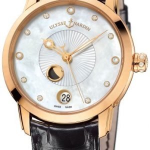 Ulysse Nardin Classico 8296-123-2-991 Kello Valkoinen / Nahka