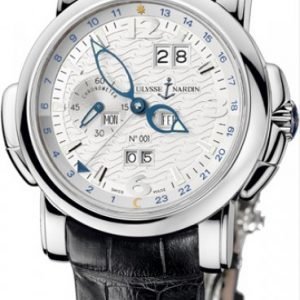 Ulysse Nardin Complicated 320-60-60 Kello Hopea / Nahka