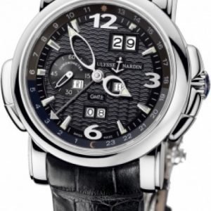 Ulysse Nardin Complicated 320-60-62 Kello Musta / Nahka